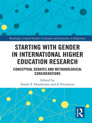 cover image of Starting with Gender in International Higher Education Research